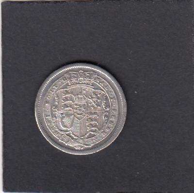 Beschrijving: 1 Shilling  GEORGIUS III